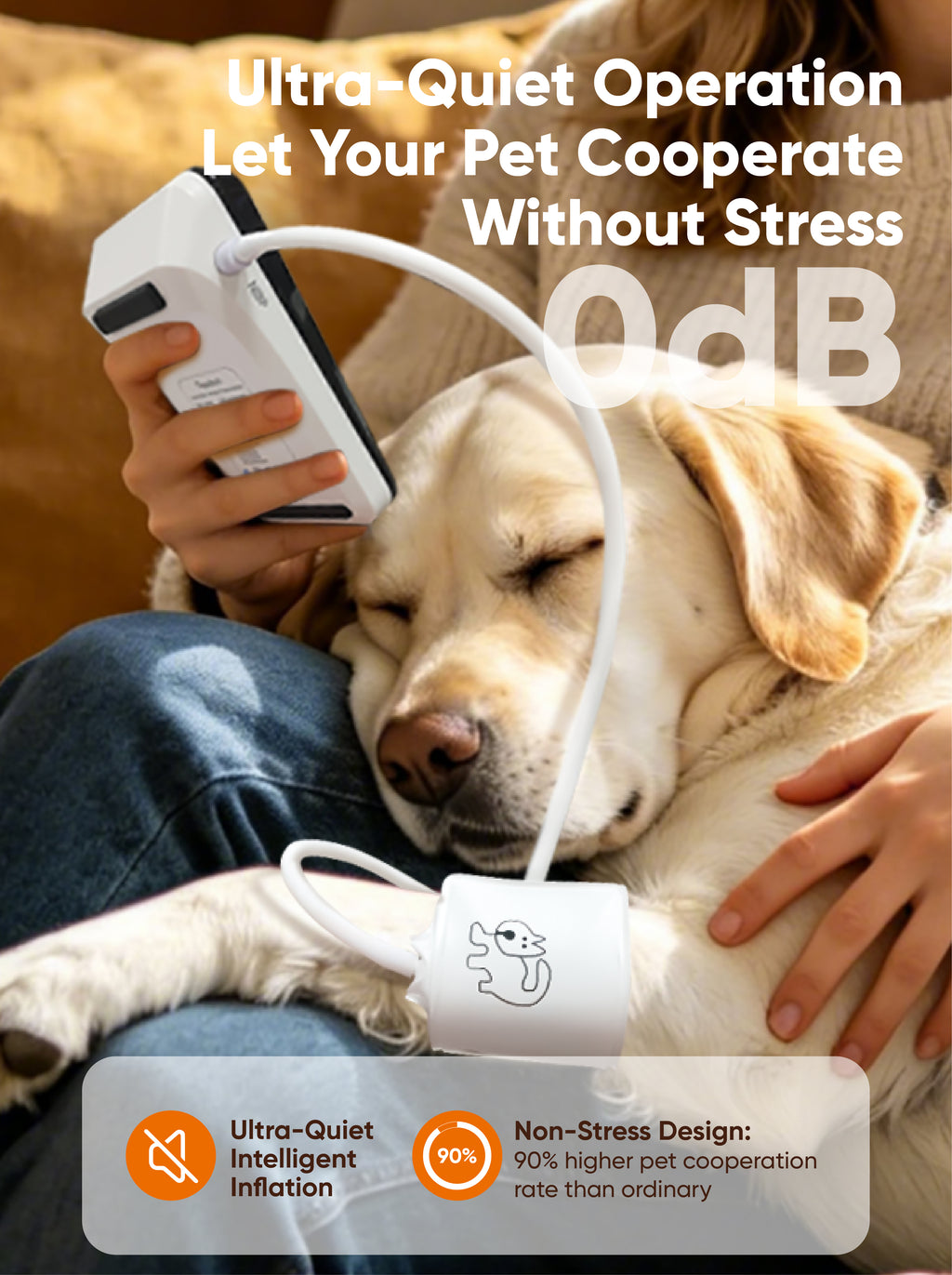 BMN35 Veterinary Blood Pressure Monitor for Dogs & Cats with 5 Cuffs