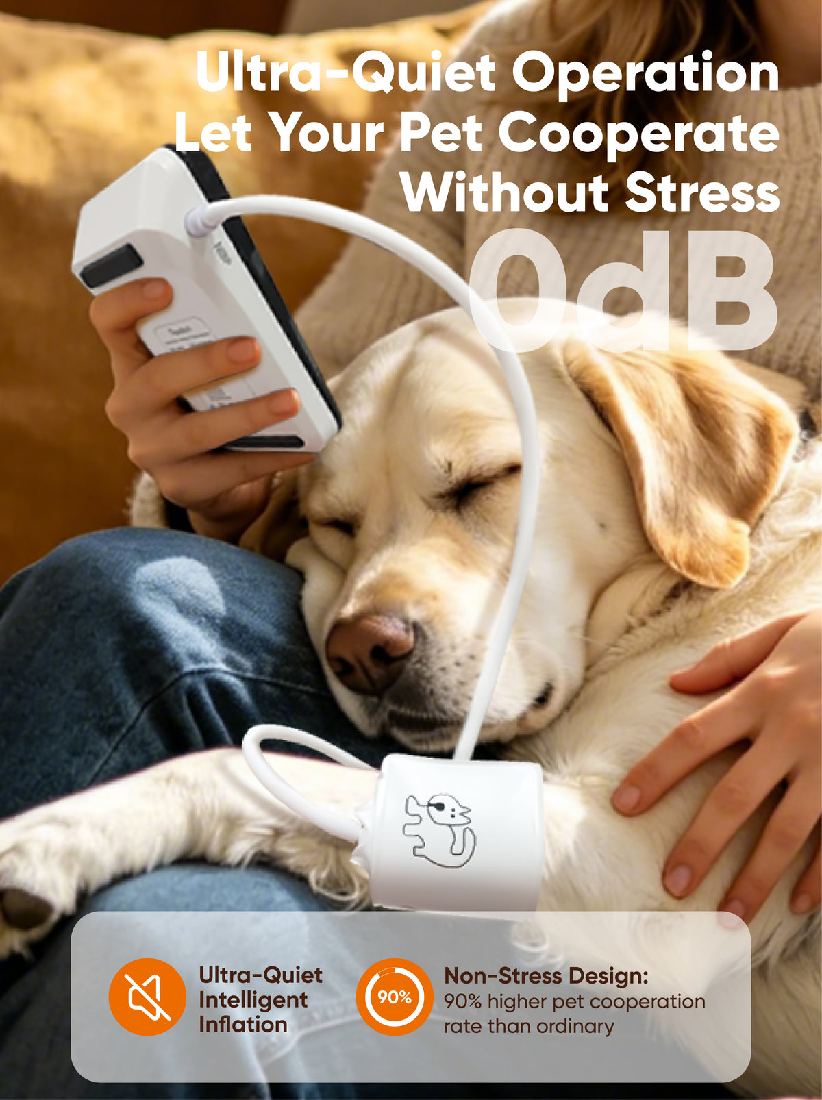 BMN35 Veterinary Blood Pressure Monitor for Dogs & Cats with 5 Cuffs