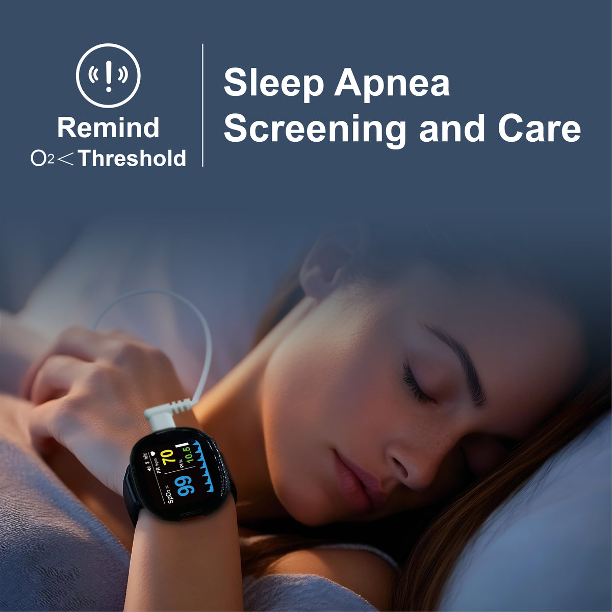 BM2000A Continuous Wrist Pulse Oximeter & Sleep Apnea Screening Monitor